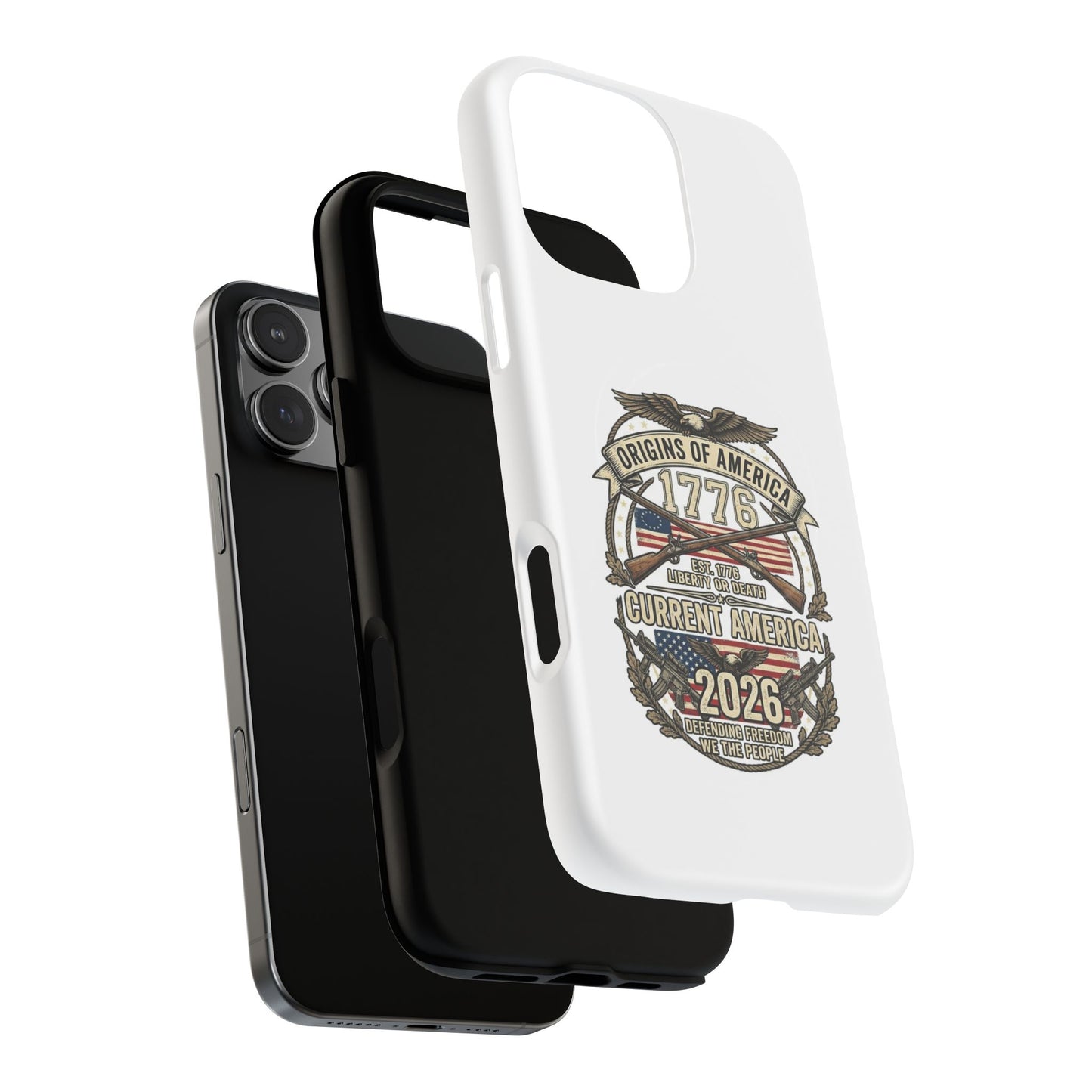 250th Anniversary Patriotic 1776 Magnetic Phone Case — Origins of America 2026 Emblem