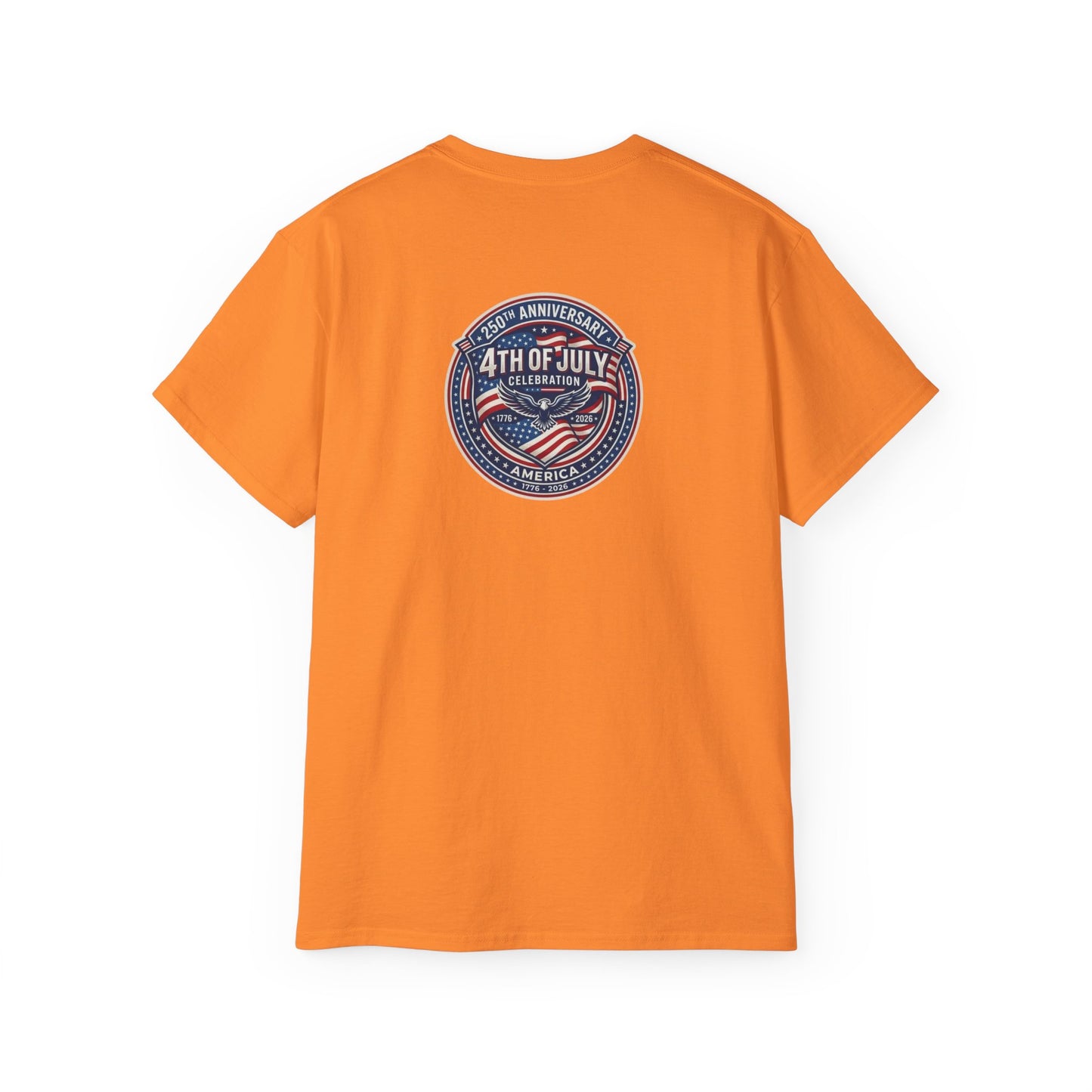 4th of July Retro Shield T-Shirt — Patriotic Independence Day Tee