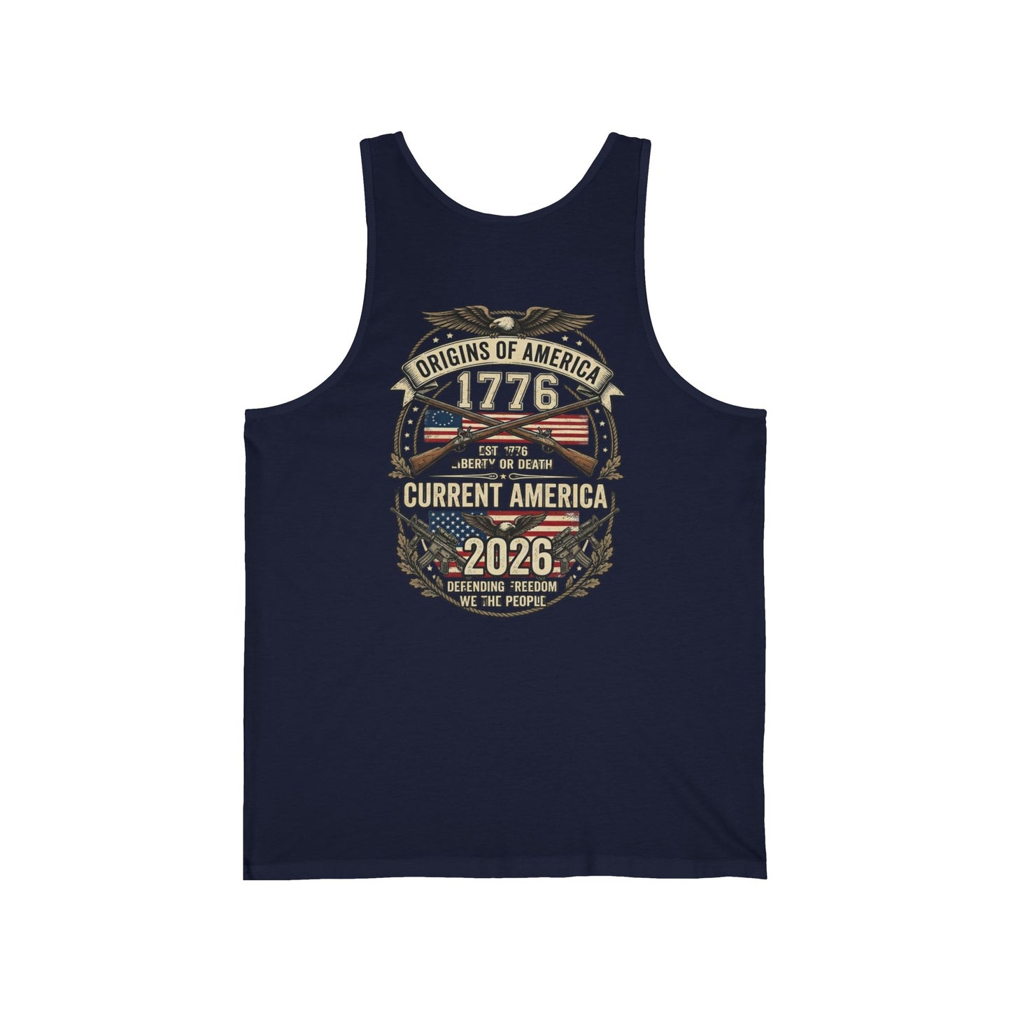 America 250th forth of July tank top muscle car tank top