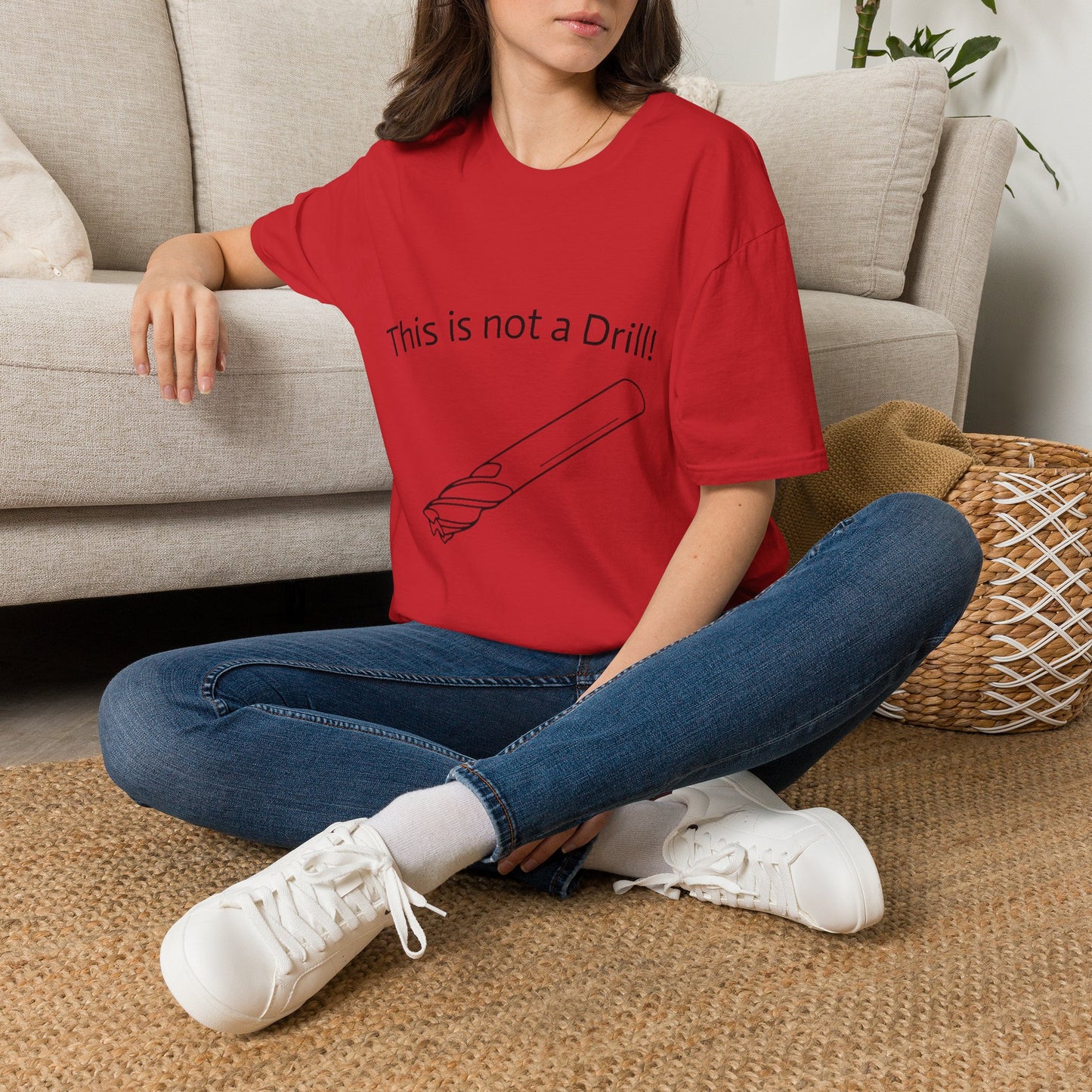 Copy of Not A Drill Unisex softyle T-shirt.
