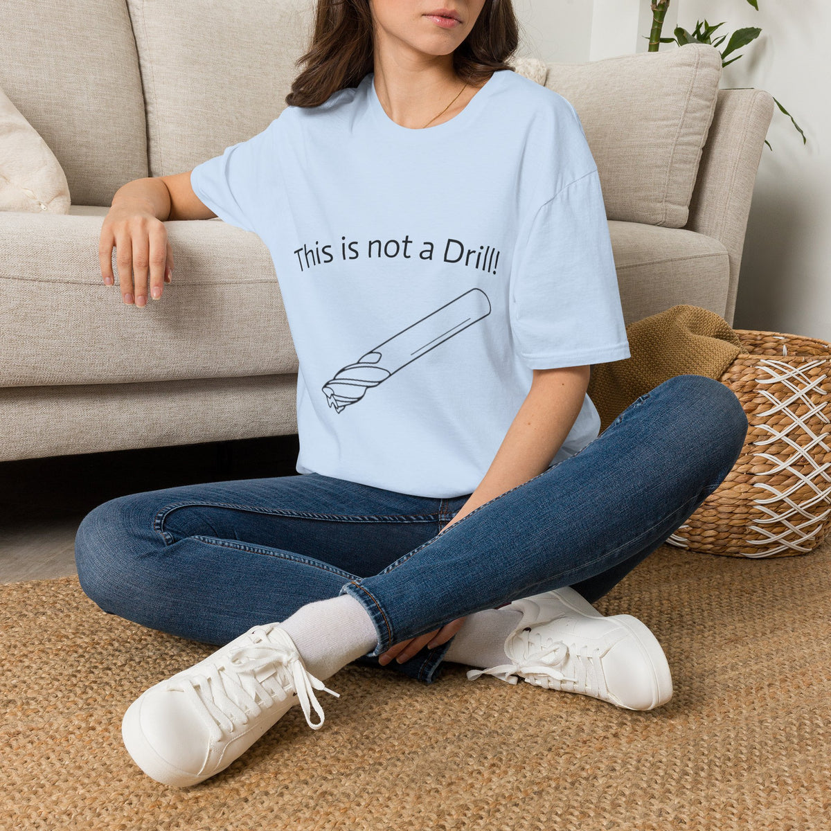 Copy of Not A Drill Unisex softyle T-shirt.