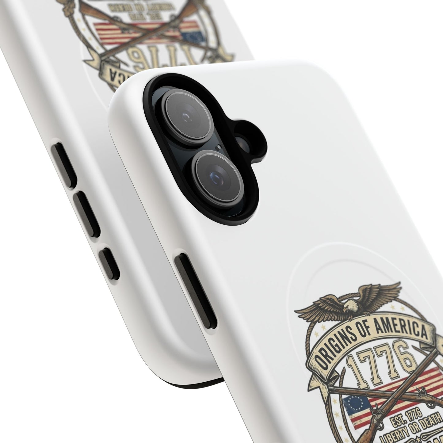 250th Anniversary Patriotic 1776 Magnetic Phone Case — Origins of America 2026 Emblem