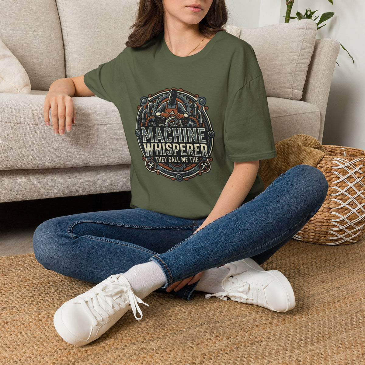 Machine Whisperer T-Shirt — Vintage Mechanic Graphic Tee