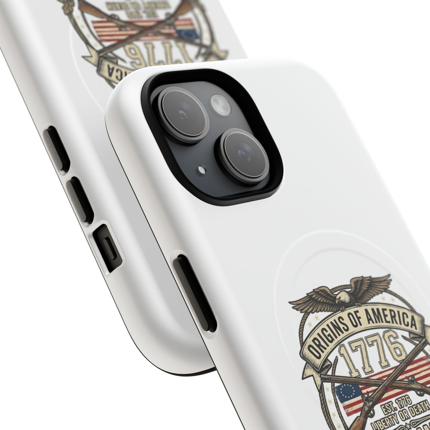 250th Anniversary Patriotic 1776 Magnetic Phone Case — Origins of America 2026 Emblem