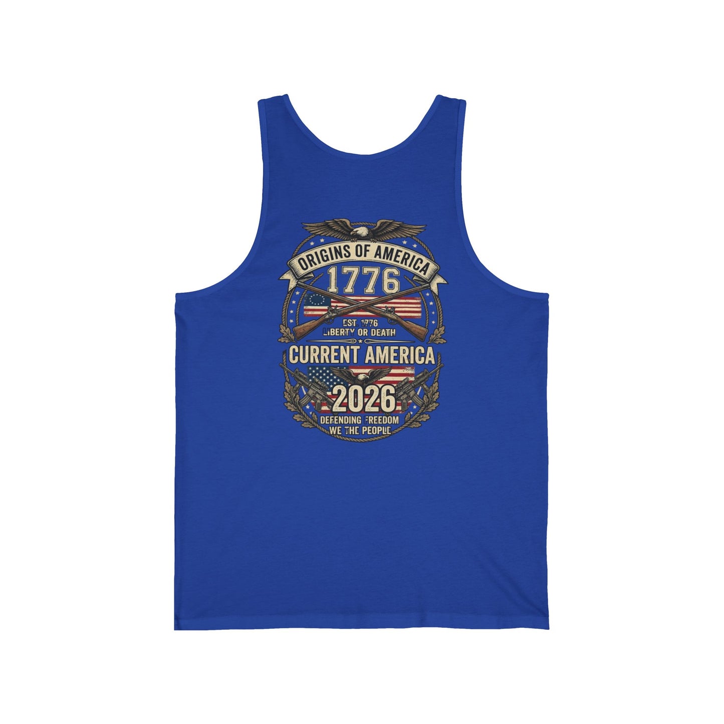 America 250th forth of July tank top muscle car tank top