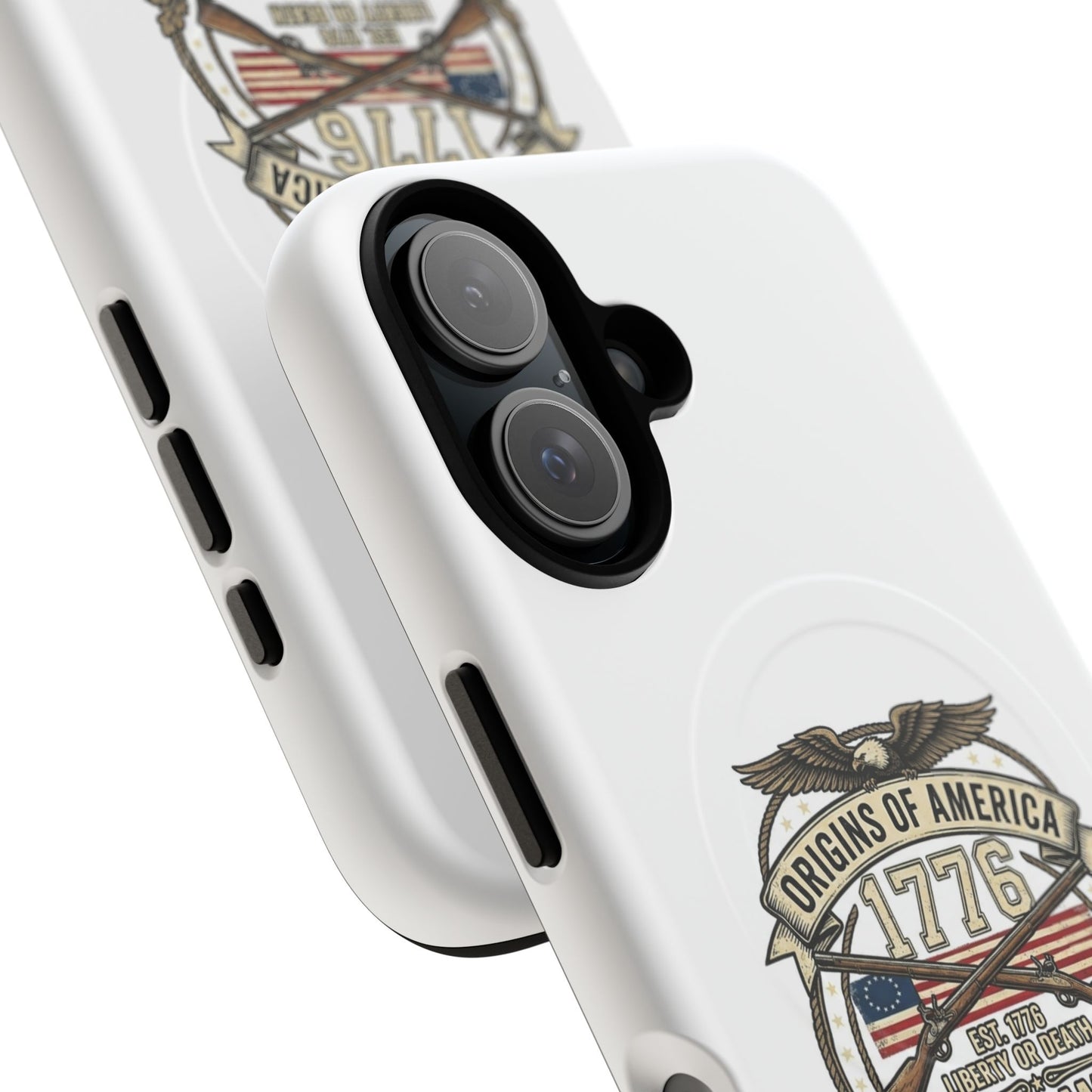 250th Anniversary Patriotic 1776 Magnetic Phone Case — Origins of America 2026 Emblem