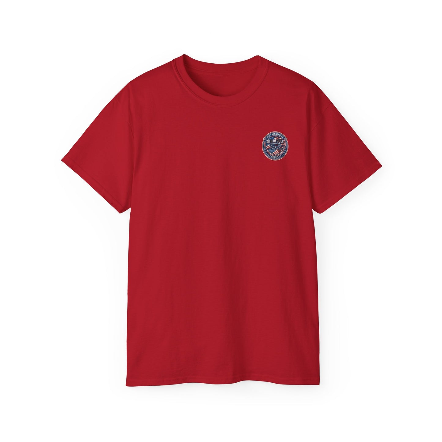4th of July Retro Shield T-Shirt — Patriotic Independence Day Tee