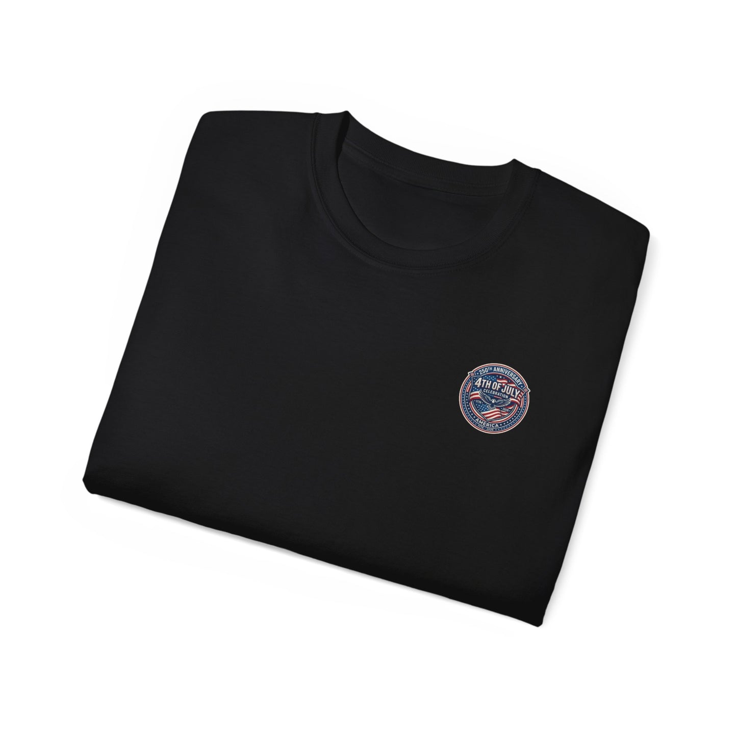 4th of July Retro Shield T-Shirt — Patriotic Independence Day Tee