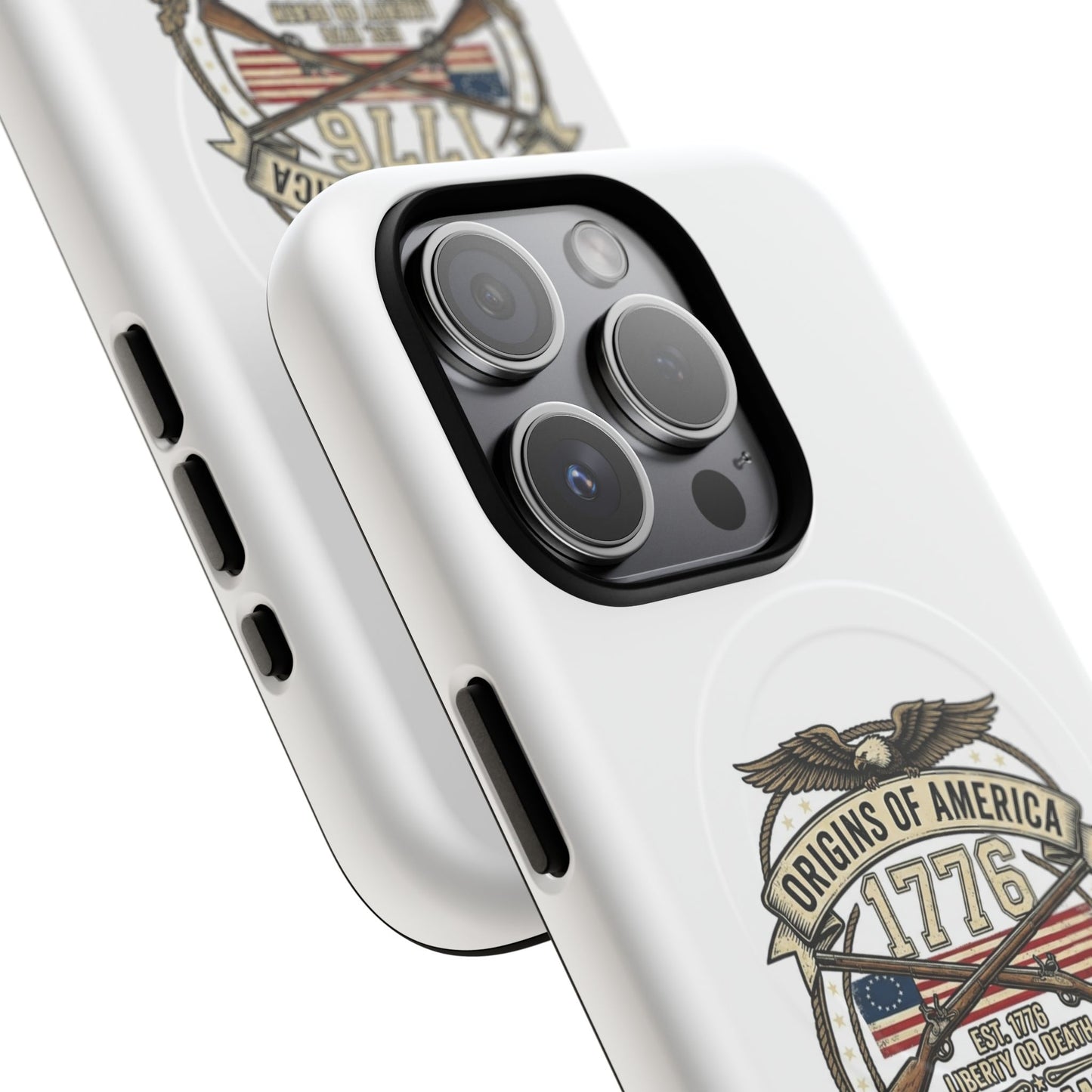 250th Anniversary Patriotic 1776 Magnetic Phone Case — Origins of America 2026 Emblem