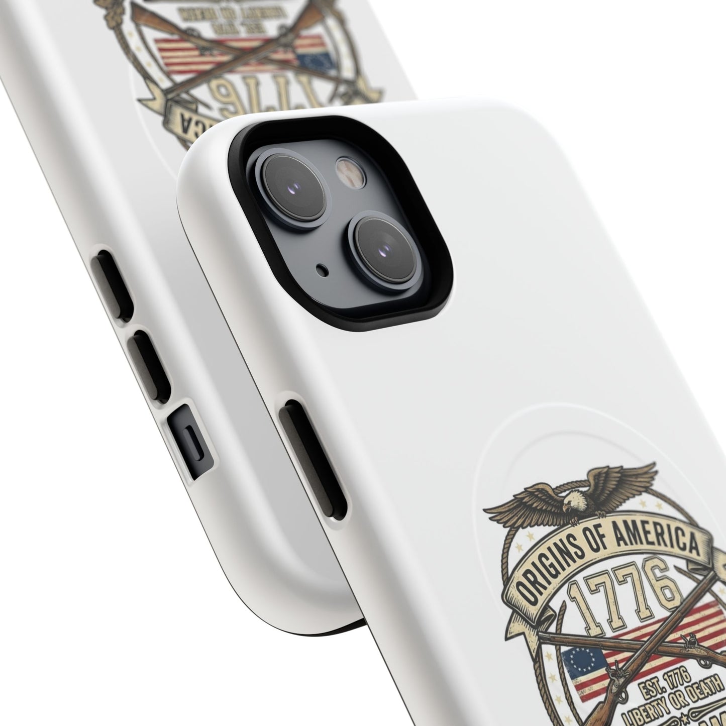 250th Anniversary Patriotic 1776 Magnetic Phone Case — Origins of America 2026 Emblem
