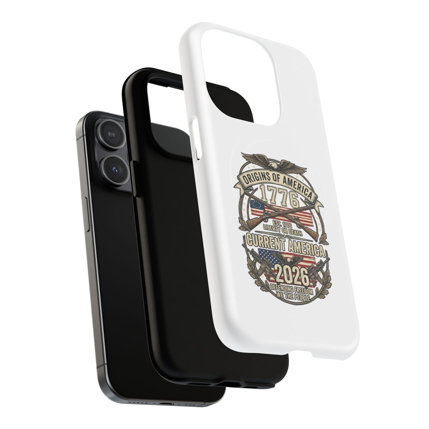 250th Anniversary Patriotic 1776 Magnetic Phone Case — Origins of America 2026 Emblem