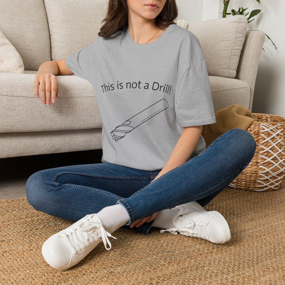 Copy of Not A Drill Unisex softyle T-shirt.