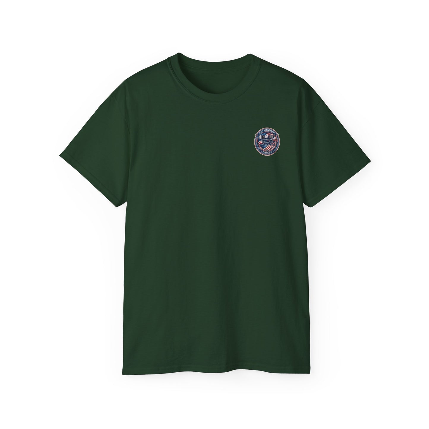 4th of July Retro Shield T-Shirt — Patriotic Independence Day Tee