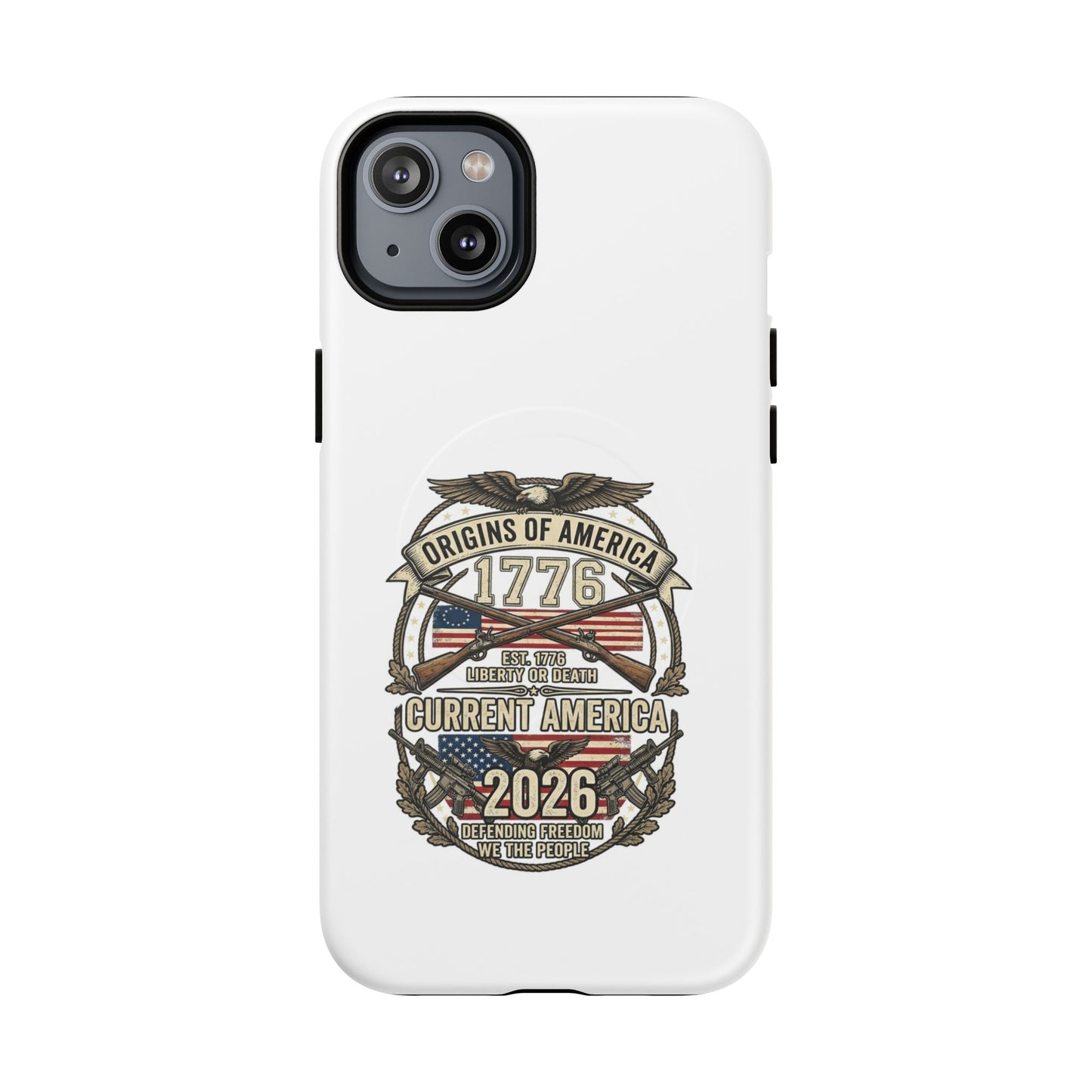 250th Anniversary Patriotic 1776 Magnetic Phone Case — Origins of America 2026 Emblem