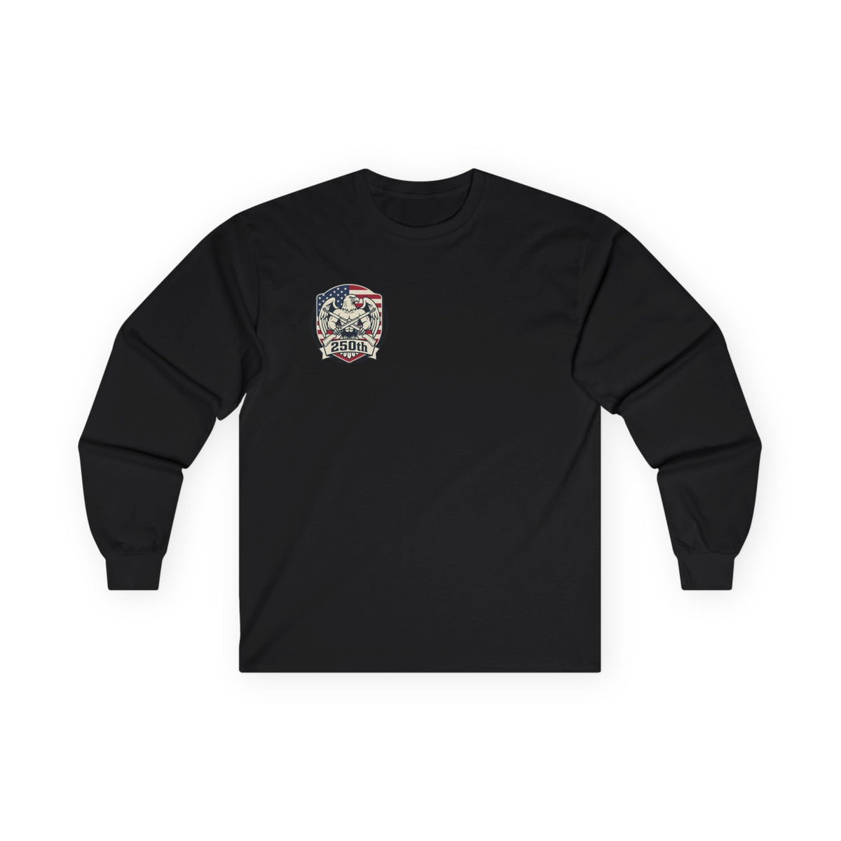 Americas 250th Anniversary long sleeve T-shirt, Buff Eagle