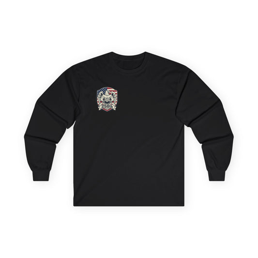 Americas 250th Anniversary long sleeve T-shirt, Buff Eagle