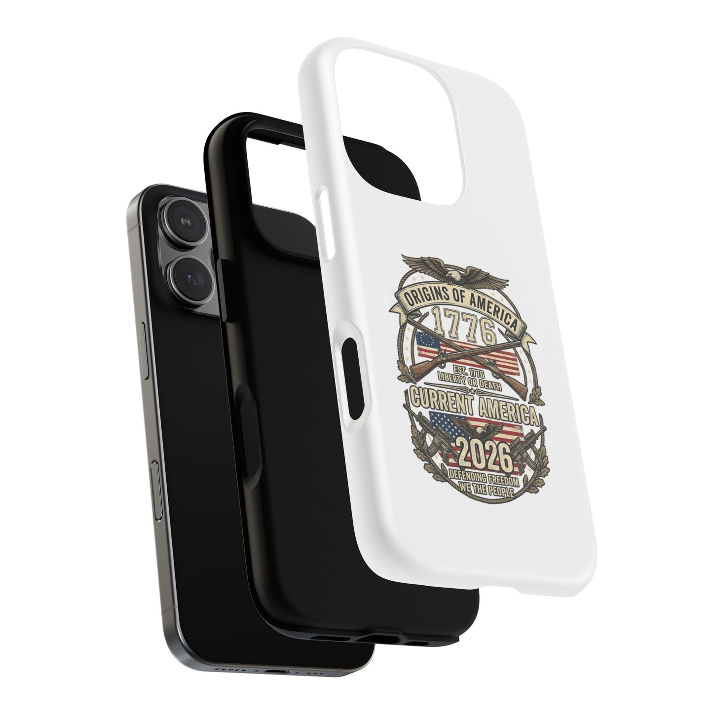 250th Anniversary Patriotic 1776 Magnetic Phone Case — Origins of America 2026 Emblem