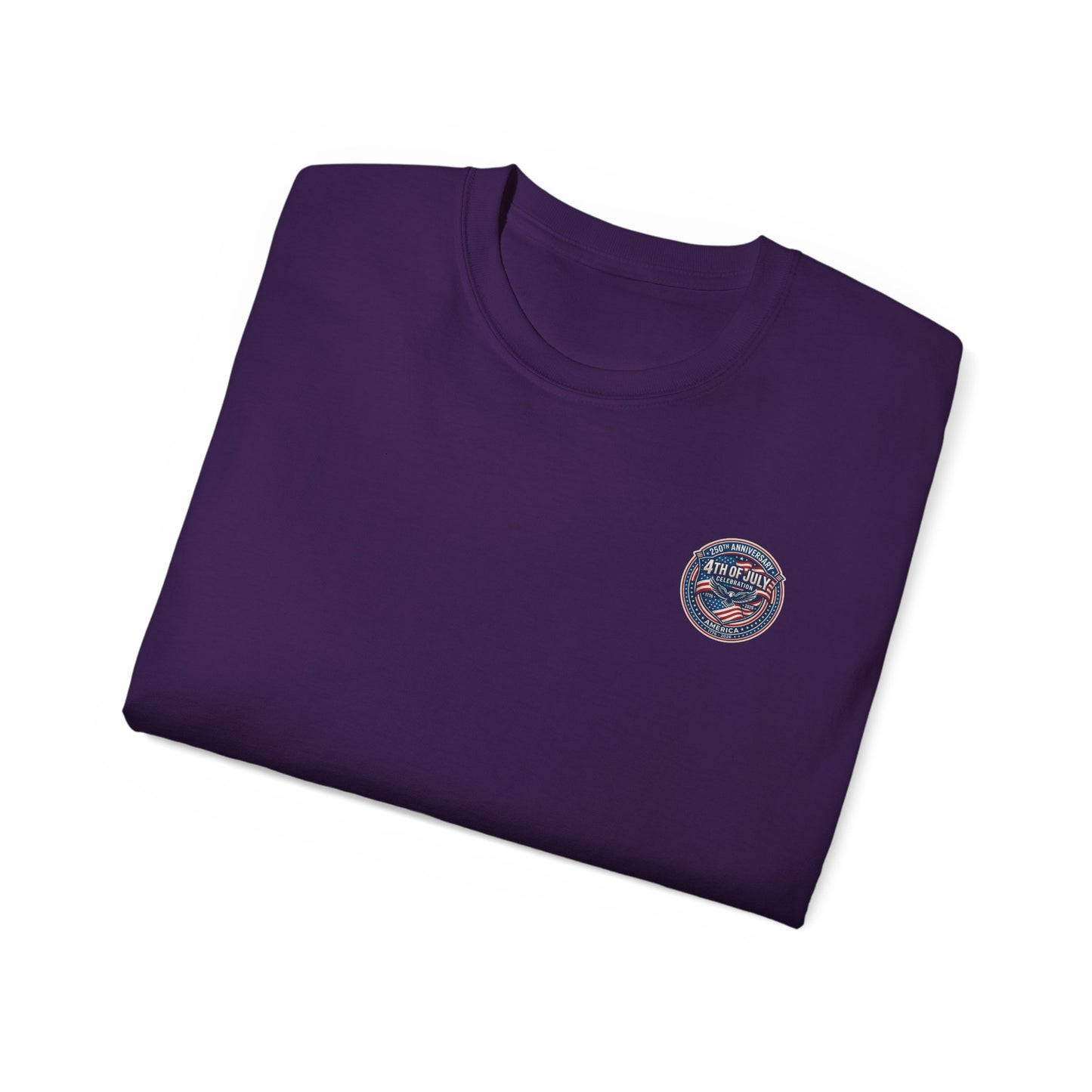 4th of July Retro Shield T-Shirt — Patriotic Independence Day Tee