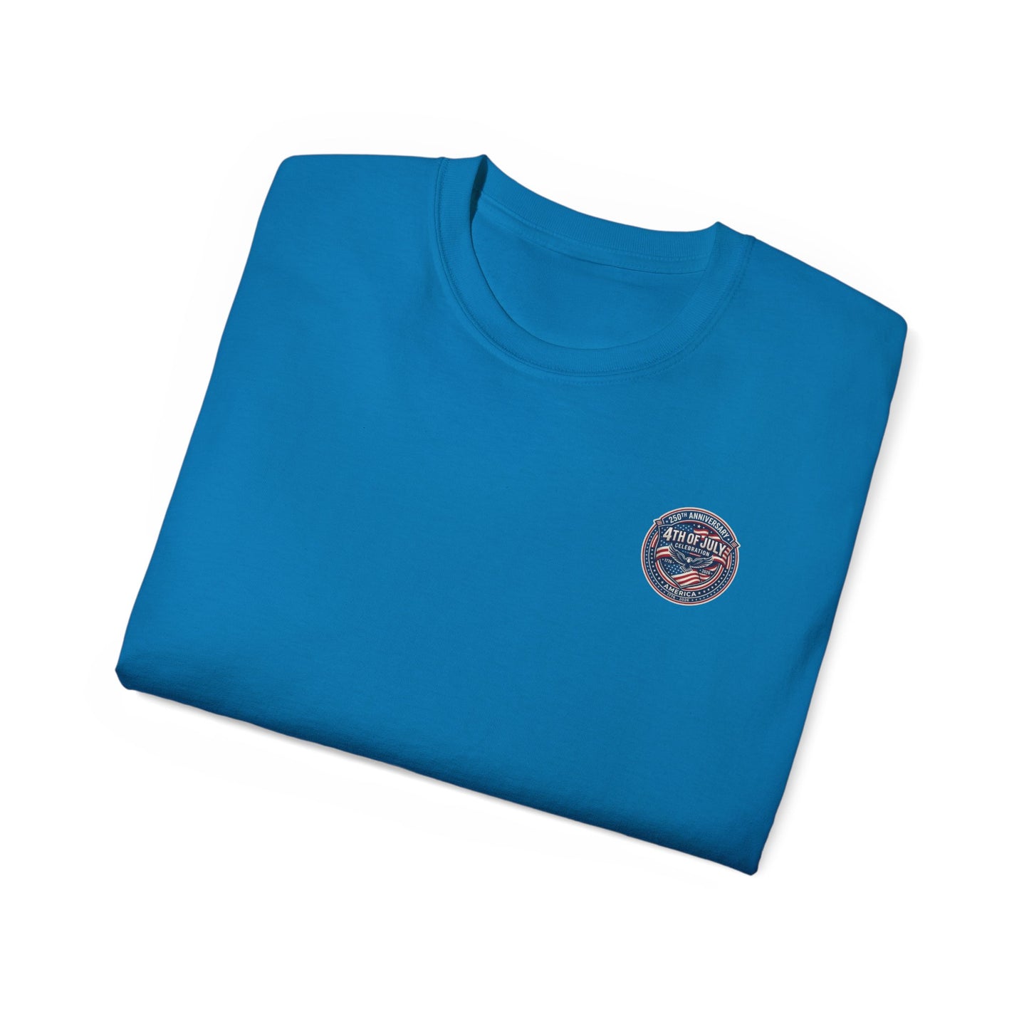 4th of July Retro Shield T-Shirt — Patriotic Independence Day Tee
