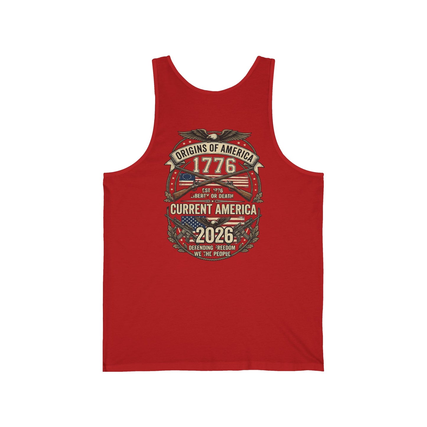 America 250th forth of July tank top muscle car tank top