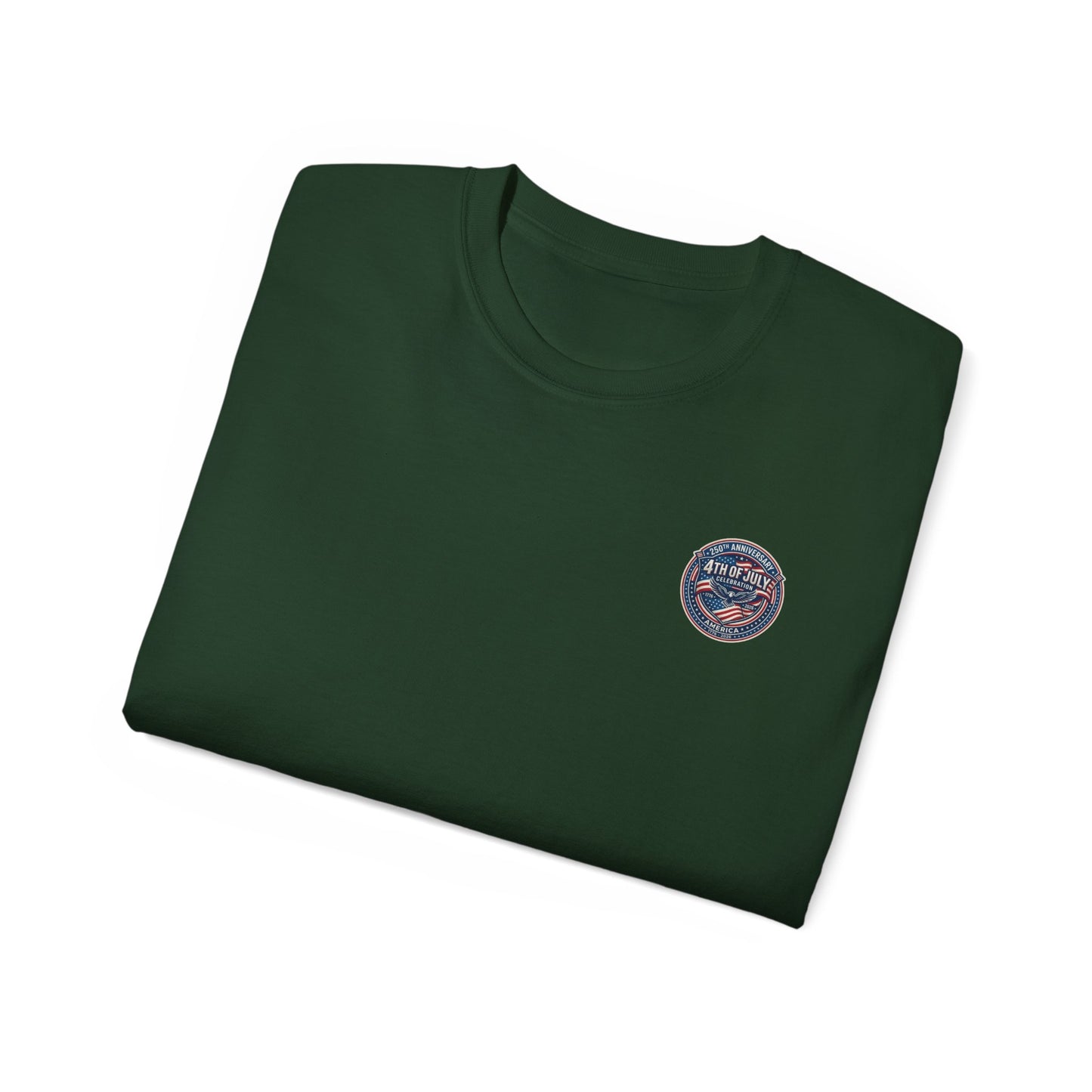 4th of July Retro Shield T-Shirt — Patriotic Independence Day Tee