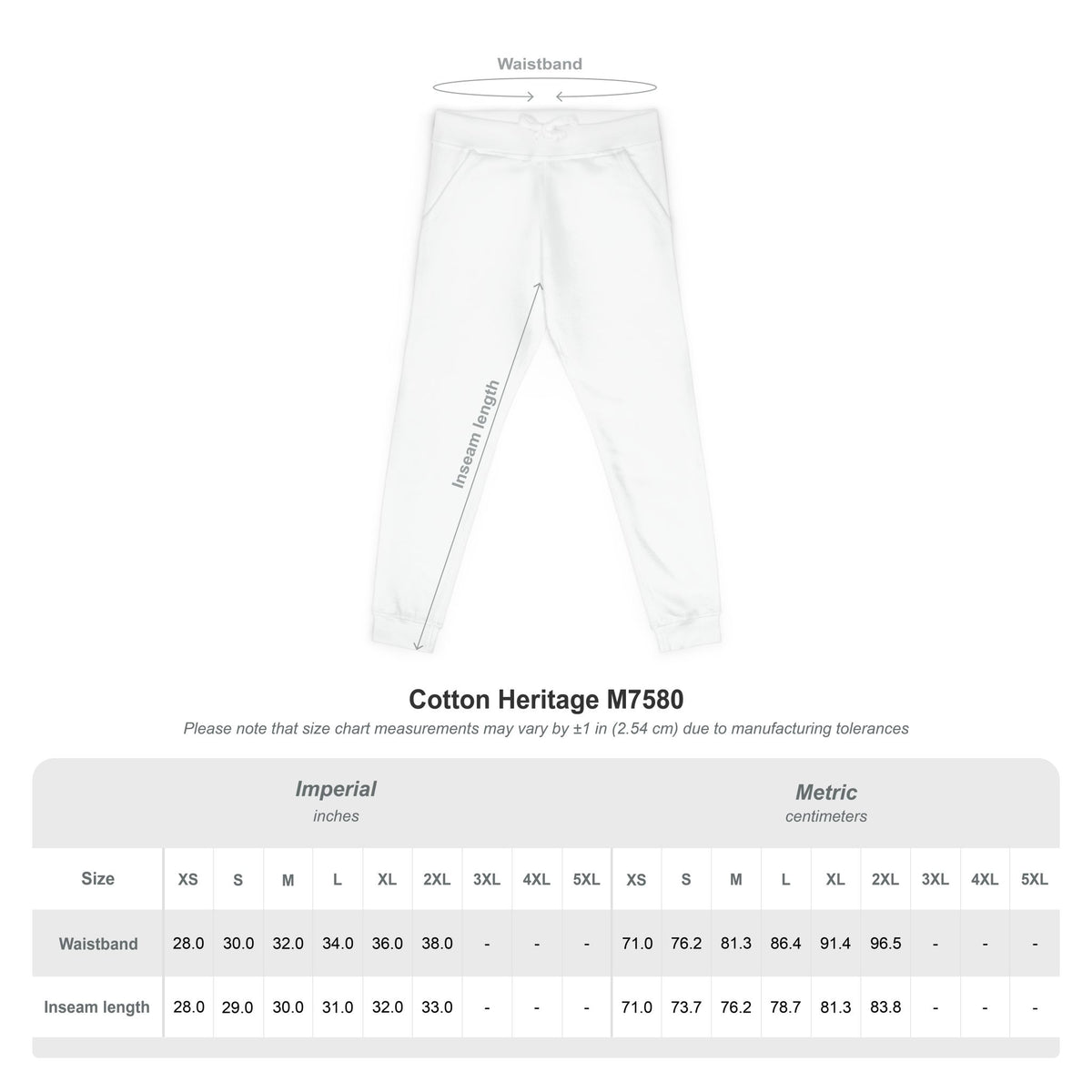 Unisex Fleece Sweatpants (Embroidery)