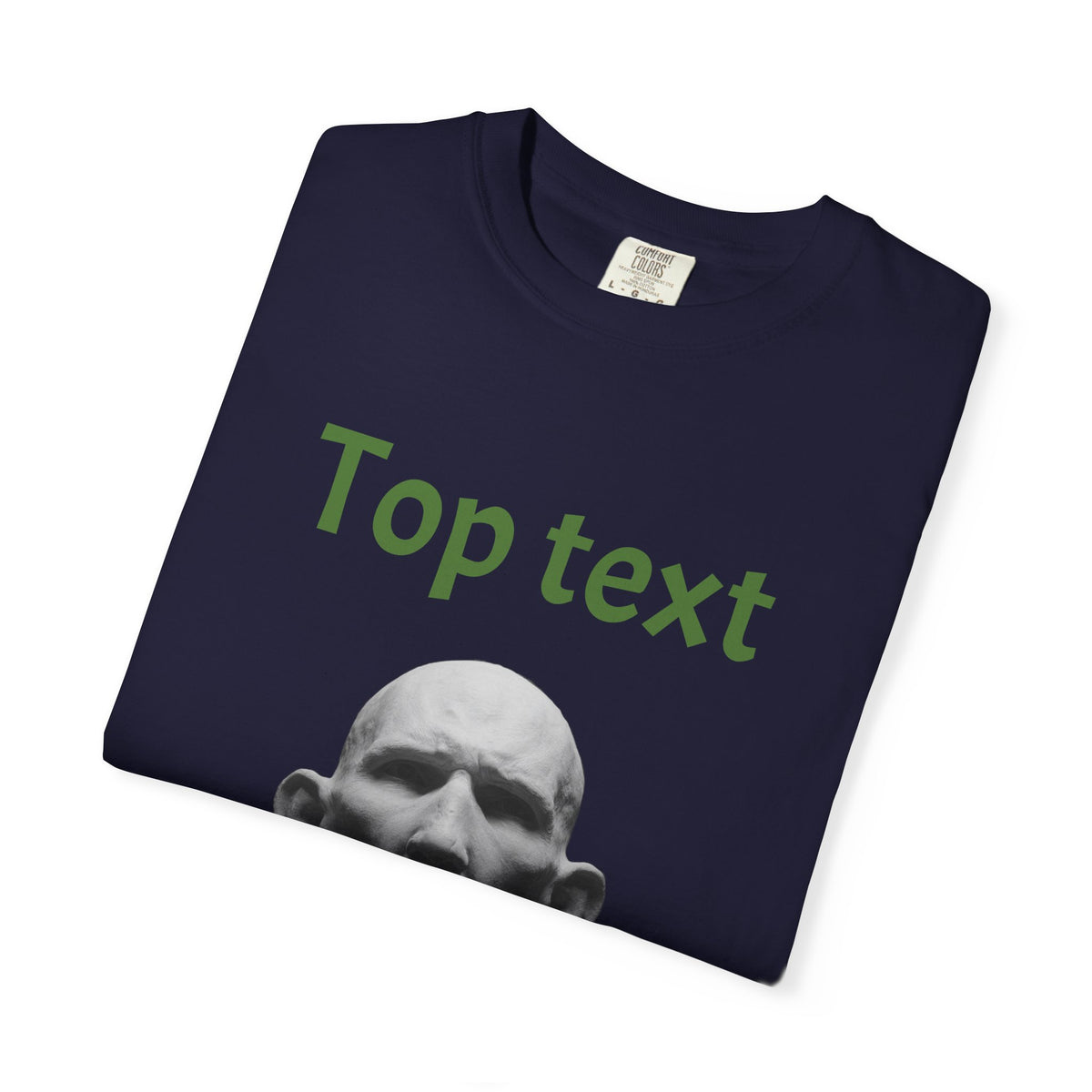 Meme Face T-Shirt — 'Top text / Bottom text' Graphic Tee