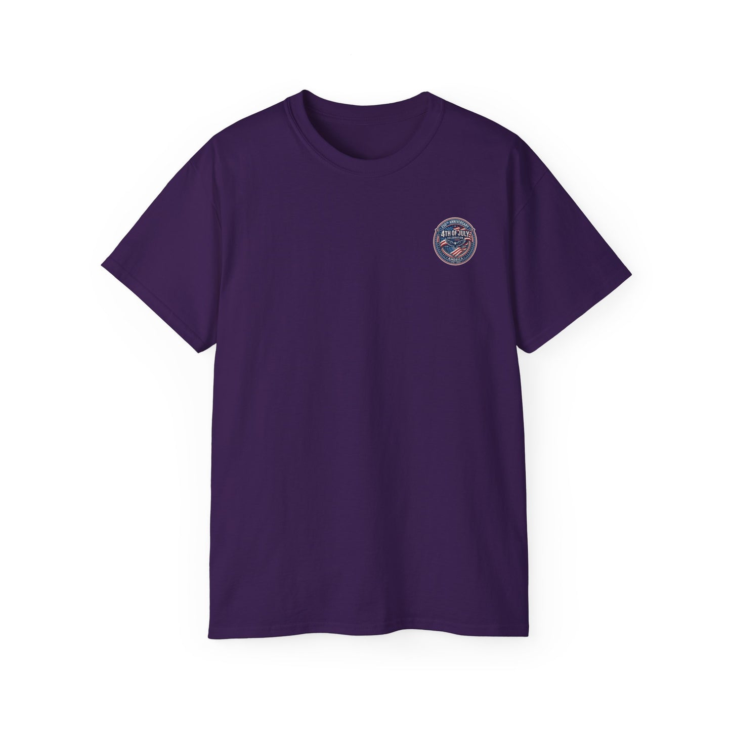 4th of July Retro Shield T-Shirt — Patriotic Independence Day Tee