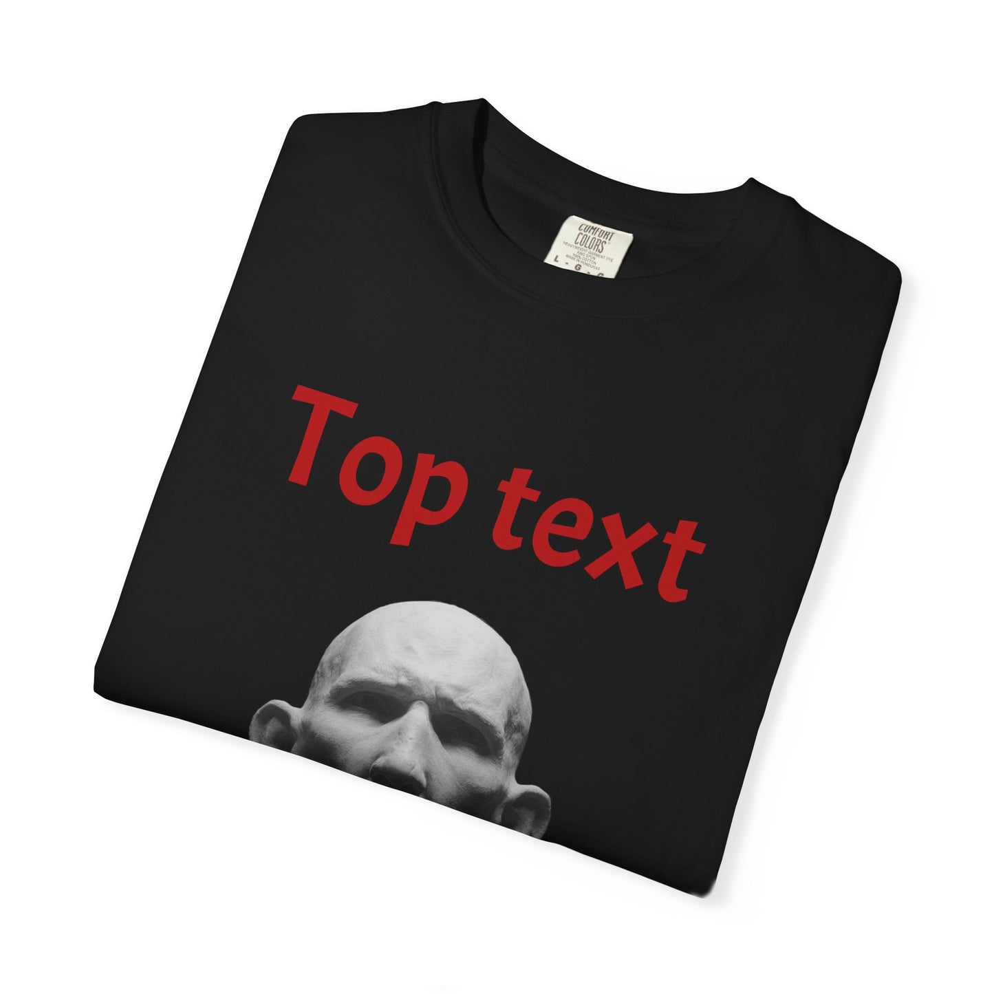 Meme Face T-Shirt — 'Top text / Bottom text' Graphic Tee