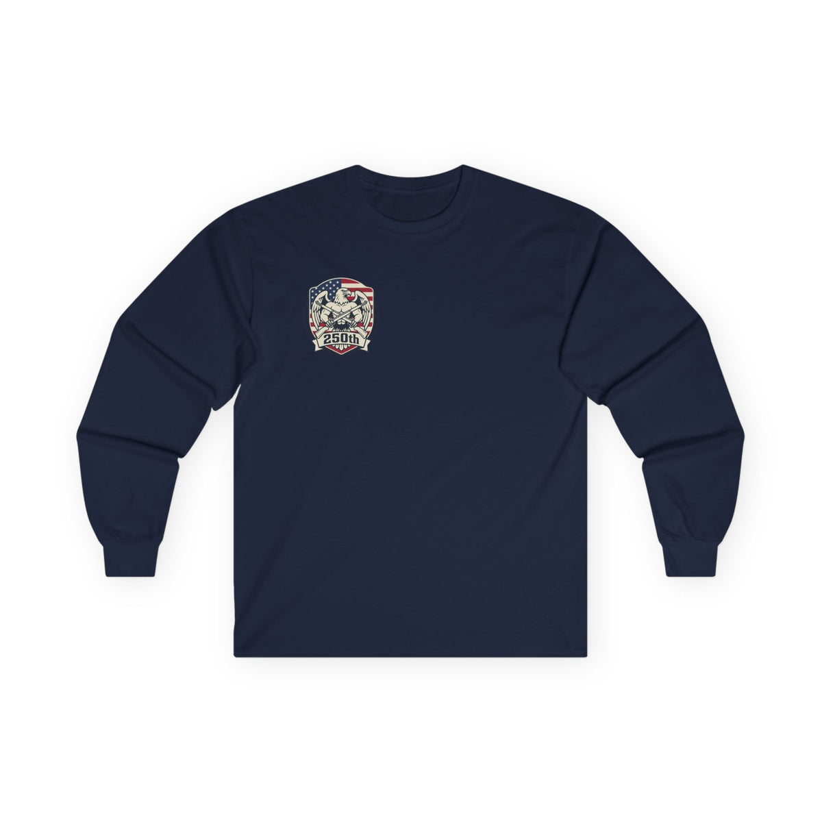 Americas 250th Anniversary long sleeve T-shirt, Buff Eagle