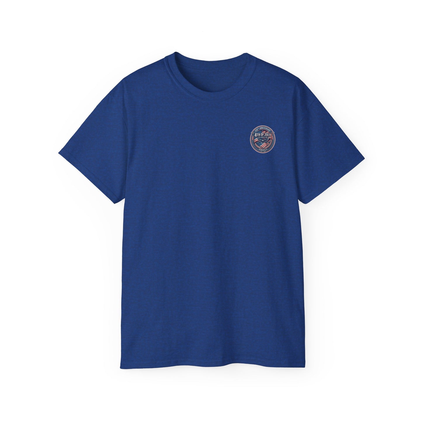 4th of July Retro Shield T-Shirt — Patriotic Independence Day Tee