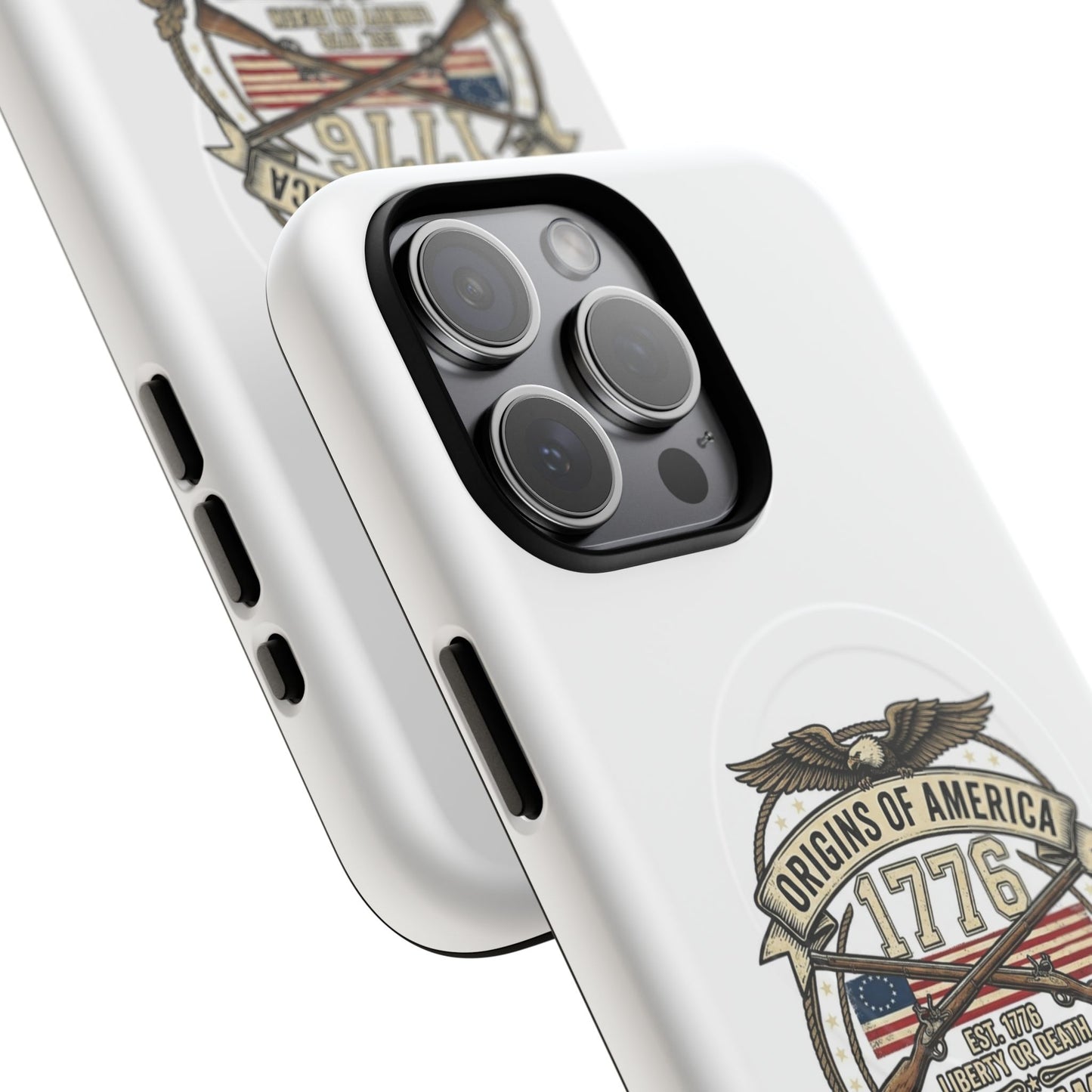 250th Anniversary Patriotic 1776 Magnetic Phone Case — Origins of America 2026 Emblem