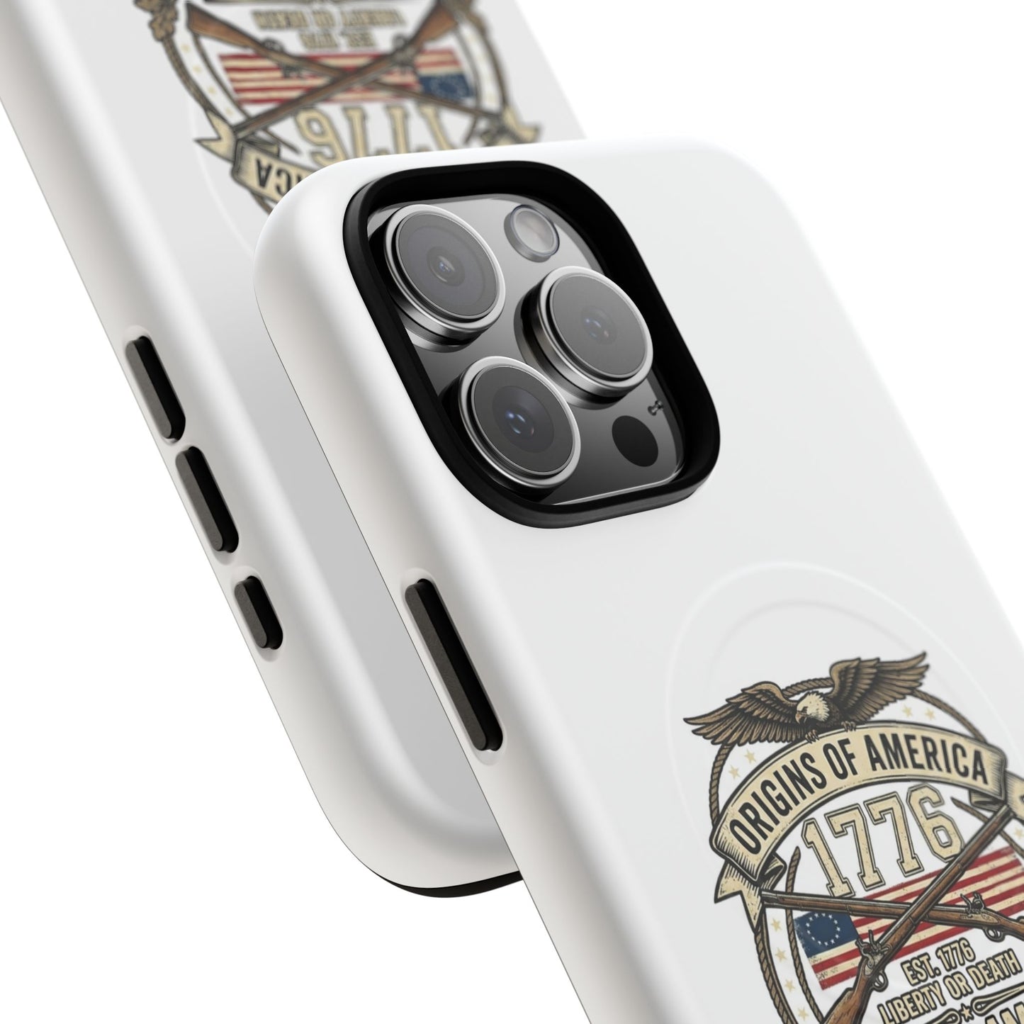250th Anniversary Patriotic 1776 Magnetic Phone Case — Origins of America 2026 Emblem