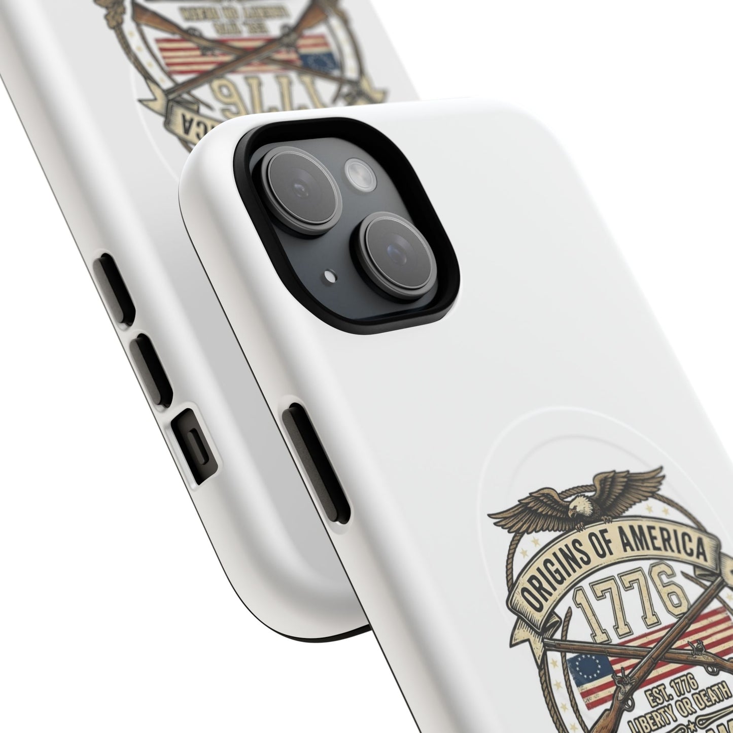 250th Anniversary Patriotic 1776 Magnetic Phone Case — Origins of America 2026 Emblem