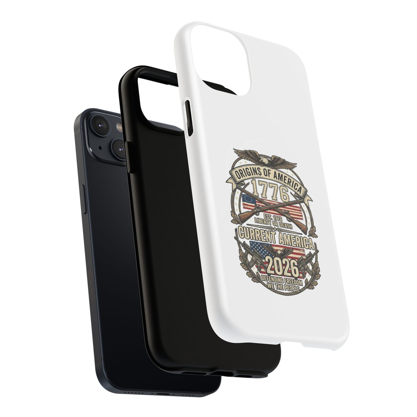 250th Anniversary Patriotic 1776 Magnetic Phone Case — Origins of America 2026 Emblem