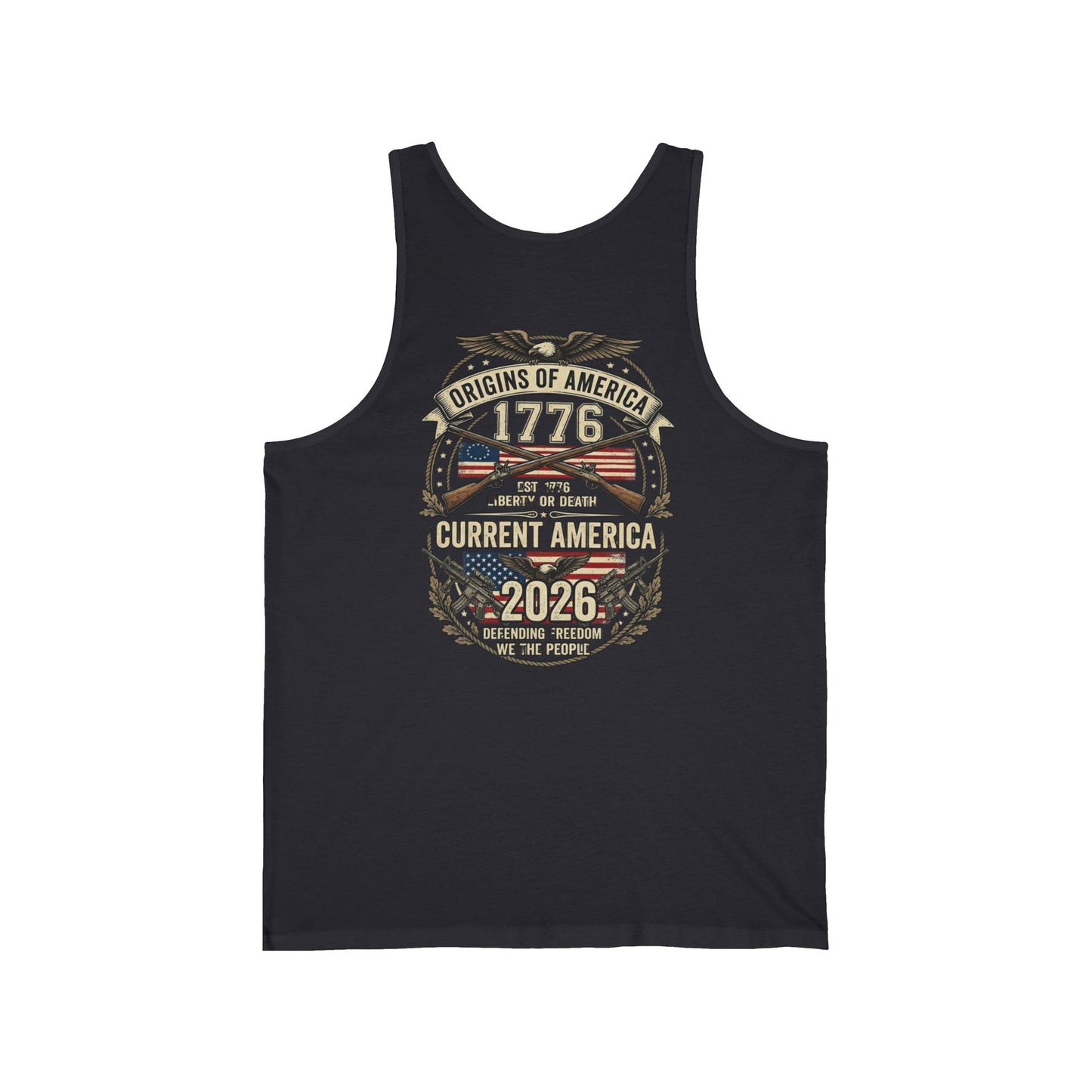 America 250th forth of July tank top muscle car tank top