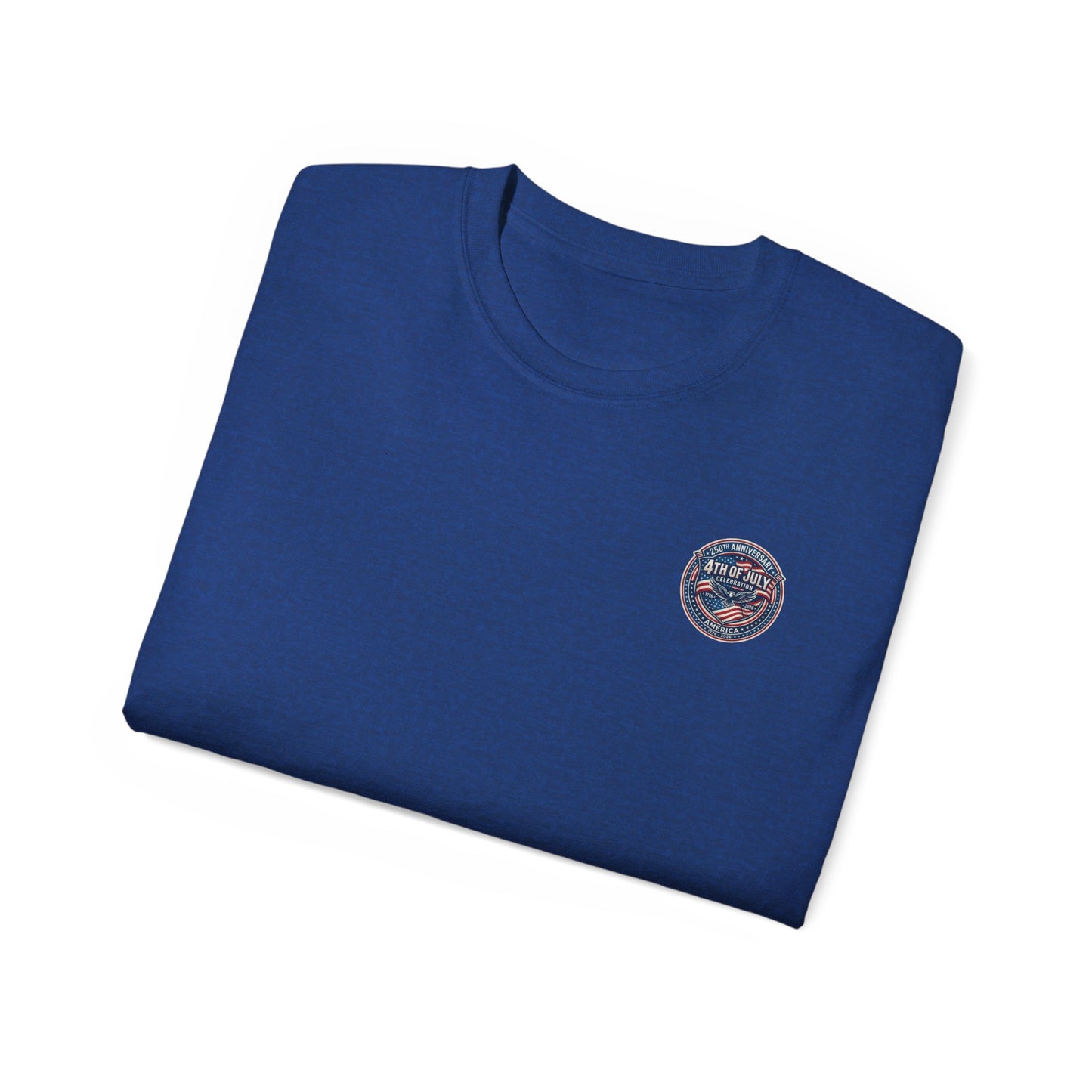 4th of July Retro Shield T-Shirt — Patriotic Independence Day Tee